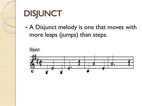 Disjunct Music Definition and Its Enigmatic Appeal