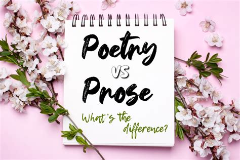 How is Poetry Different from Prose? Exploring the Subtleties of Verbal Expression