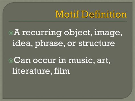 motif musical definition What if the motif is not just a musical theme but also a symbol of cultural identity?