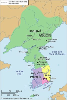 what art was each of the three kingdoms known for? the influence of geography on cultural development